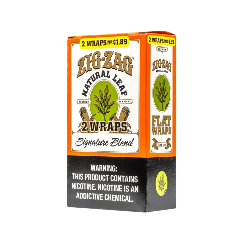 ZIG ZAG NATURAL LEAF WRAPS 2 FOR $1.89 10 PACKS