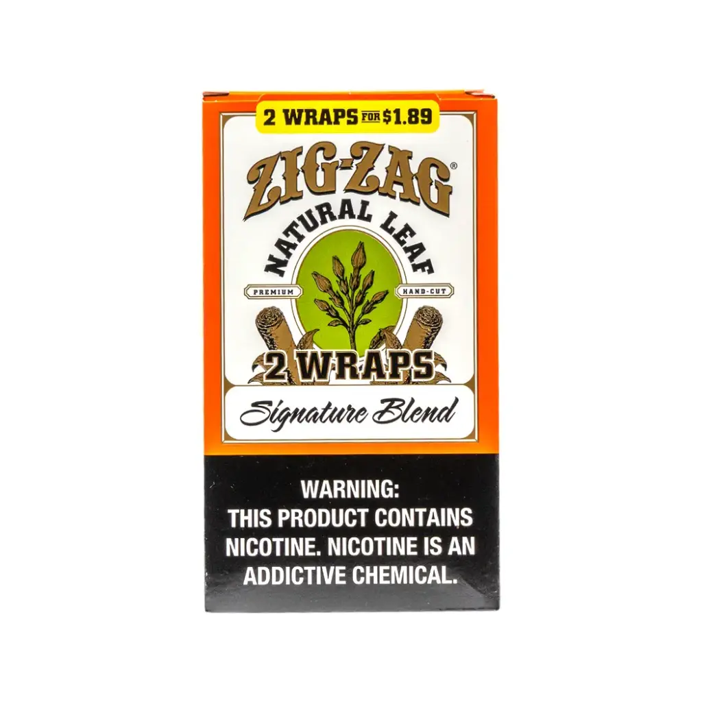 ZIG ZAG NATURAL LEAF WRAPS 2 FOR $1.89 10 PACKS