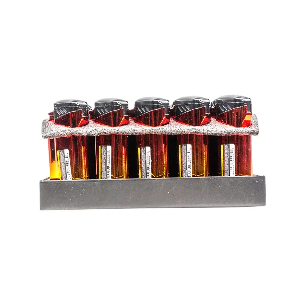 TECHNO TRIPLE TORCH LIGHTER 25CT - ASSORTED