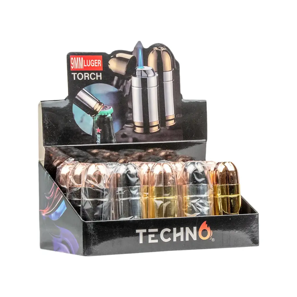TECHNO BULLET LIGHTER 15CT - BOTTLE OPENER