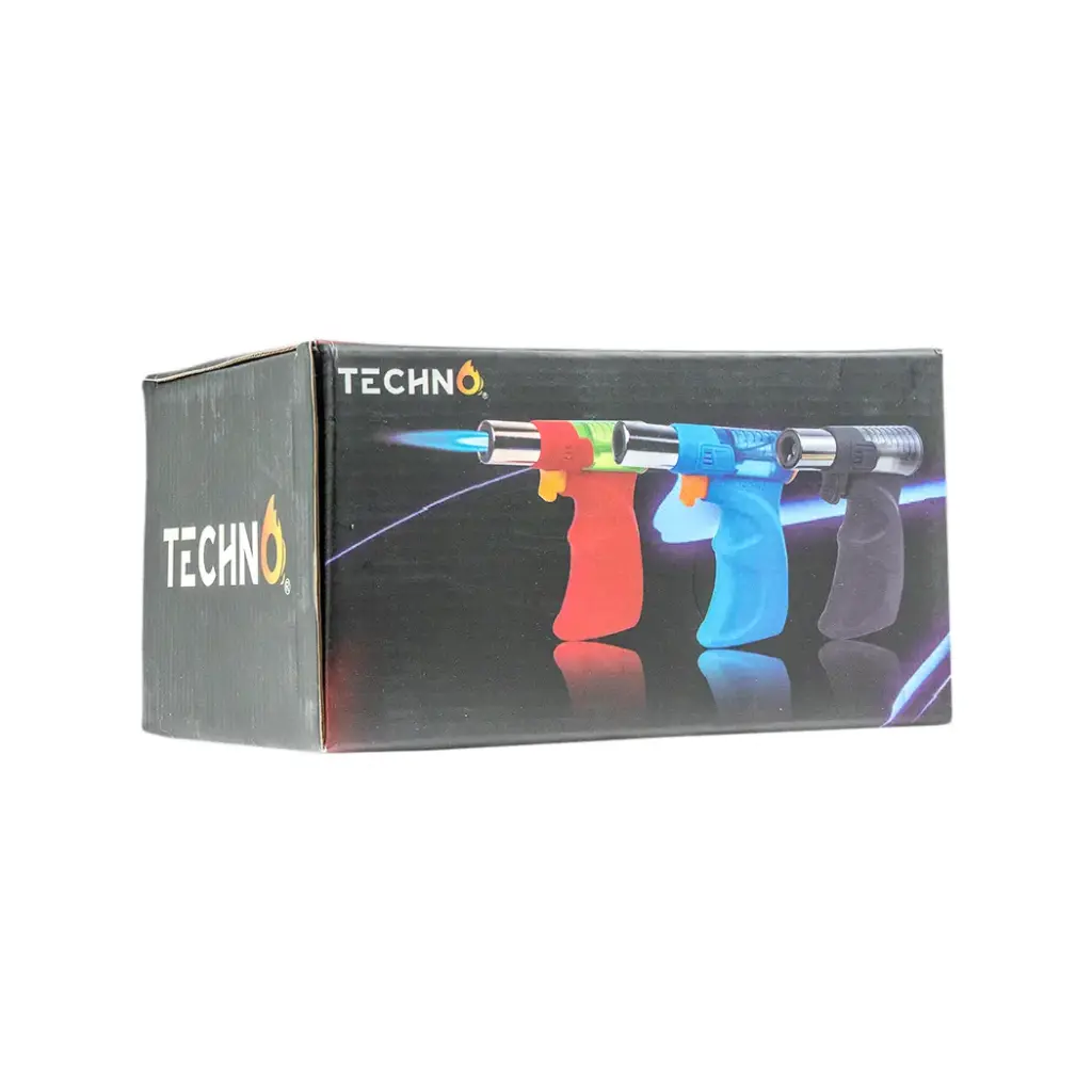 TECHNO TORCH LIGHTER 9CT - ASSORTED