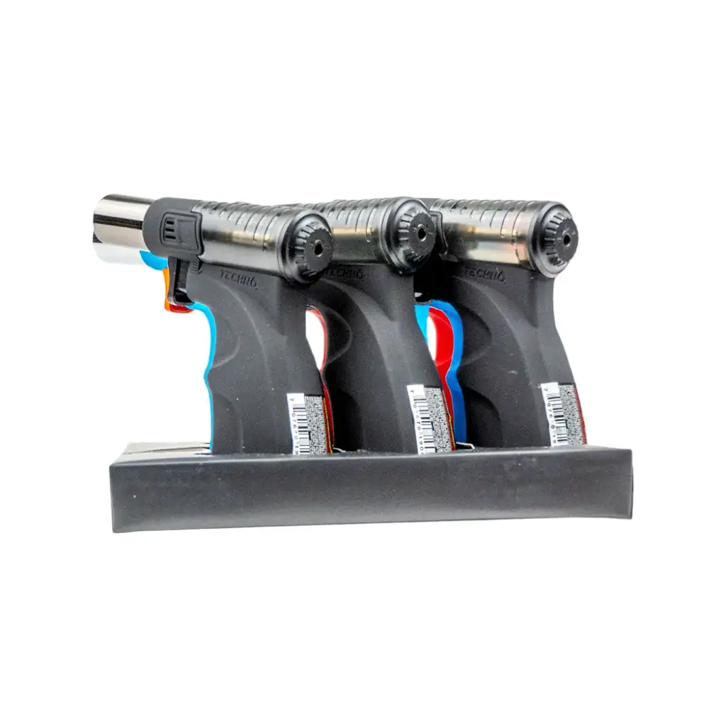 TECHNO TORCH LIGHTER 9CT - ASSORTED