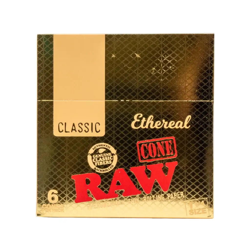 RAW ETHEREAL CONE 1 1/4 32 PER BOX