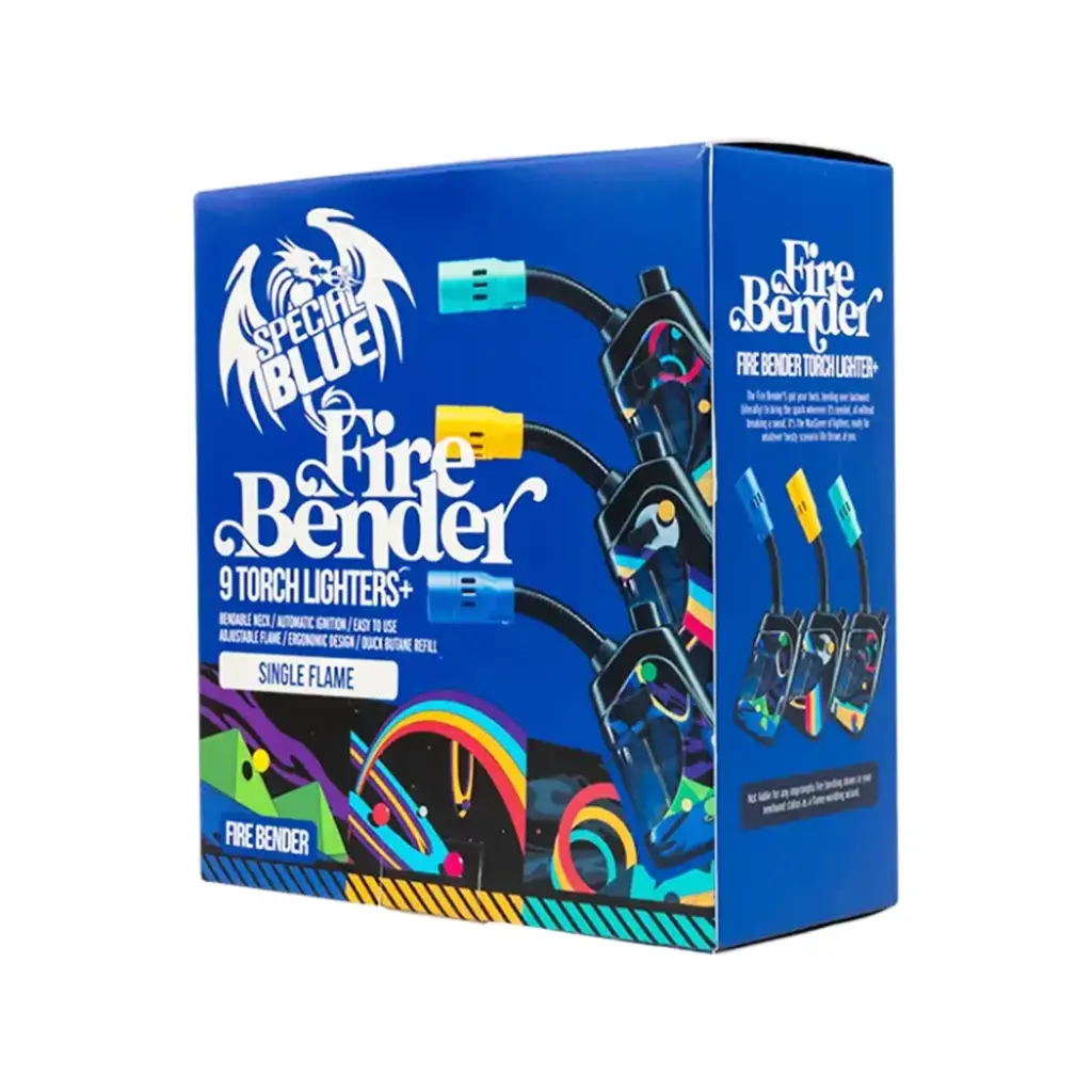 FIRE BENDER TORCH DISPLAY 9 PCS