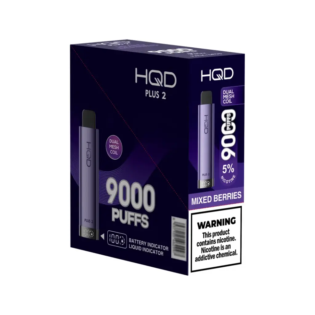 HQD PLUS 2.0 5% MIX BERRIES 1X5PK DISPOSABLE
