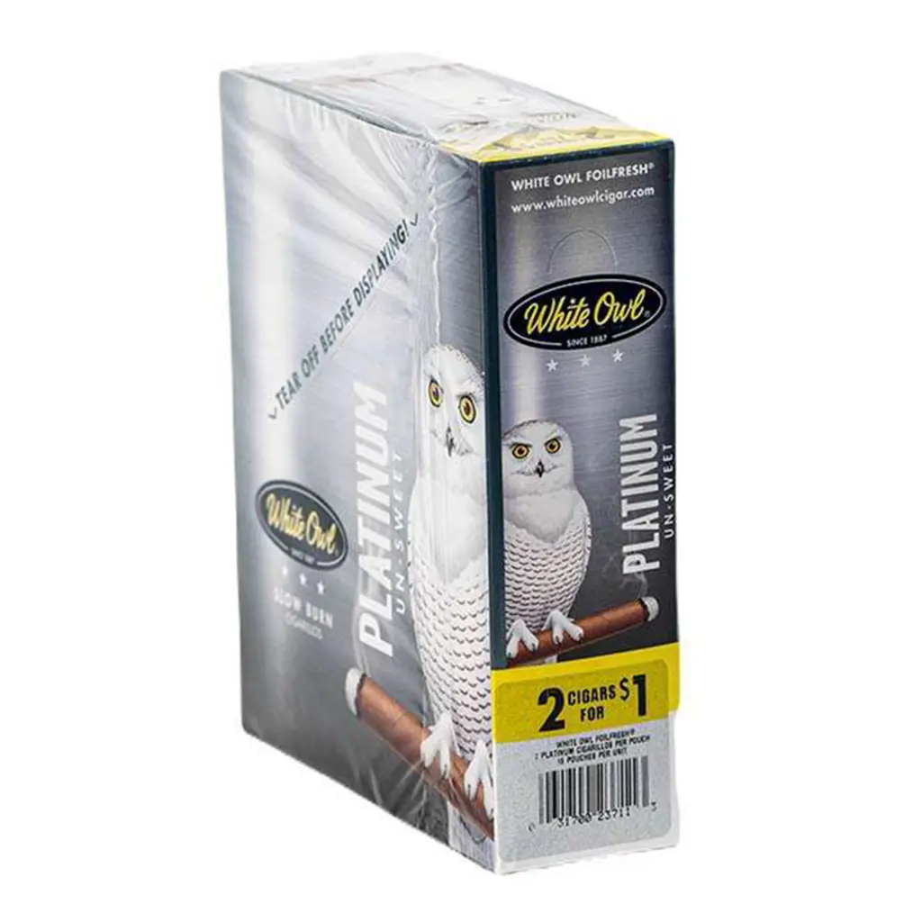 WHITE OWL 15PK 2 FOR $0.99 PLATINUM