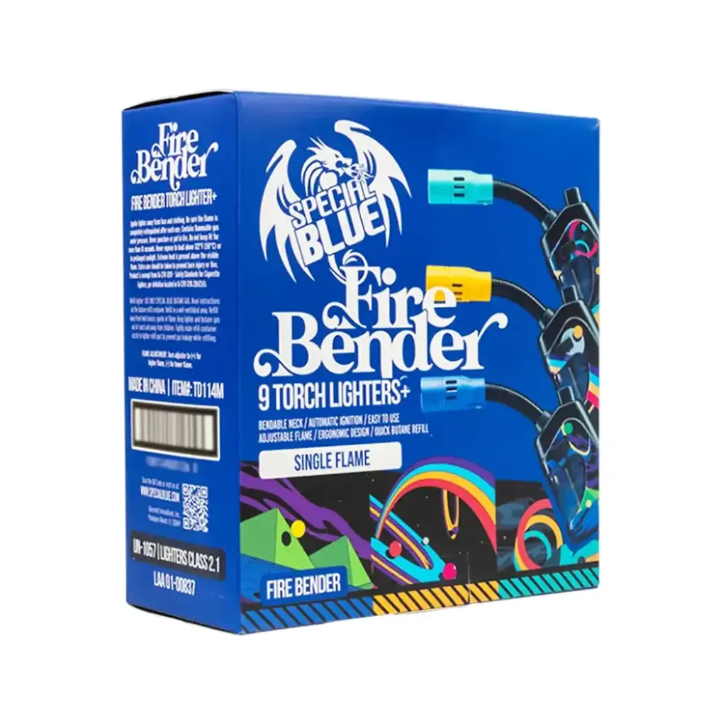 FIRE BENDER TORCH DISPLAY 9 PCS