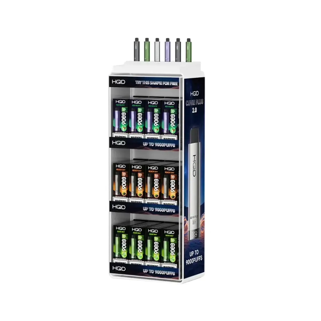 HQD DISPLAY PLUS 2.0 WITH 60PC ASSORTED FLAVORS