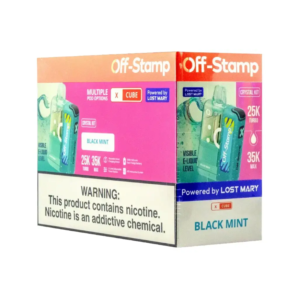 OFF STAMP X-CUBE CRYSTAL KIT 25K PUFFS