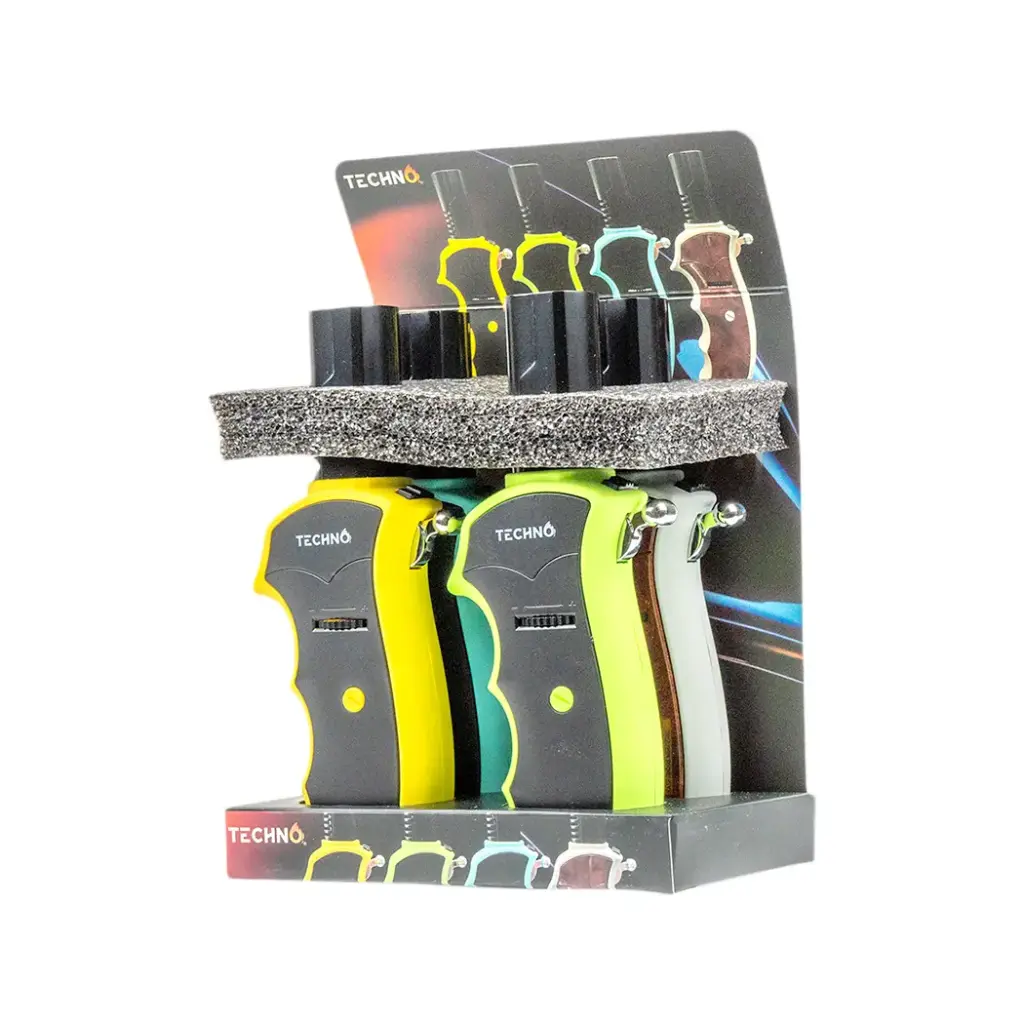 TECHNO TORCH LIGHTER - 4CT