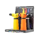 TECHNO 6.75" SLANT TORCH LIGHTER - 4CT